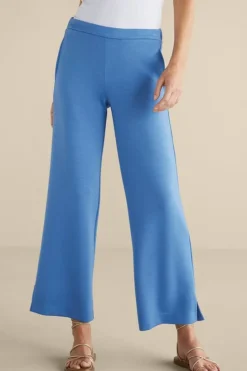 Soft Surroundings Ceri Knit Wide-Leg Pants| Pants