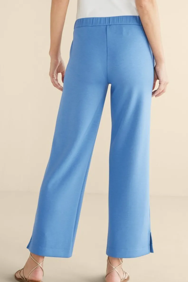 Soft Surroundings Ceri Knit Wide-Leg Pants| Pants