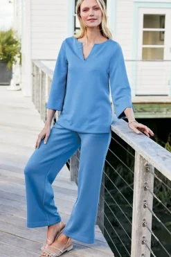 Soft Surroundings Ceri Knit Wide-Leg Pants| Pants