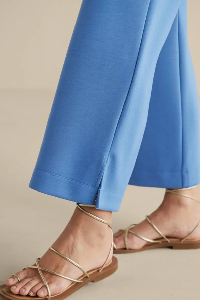 Soft Surroundings Ceri Knit Wide-Leg Pants| Pants