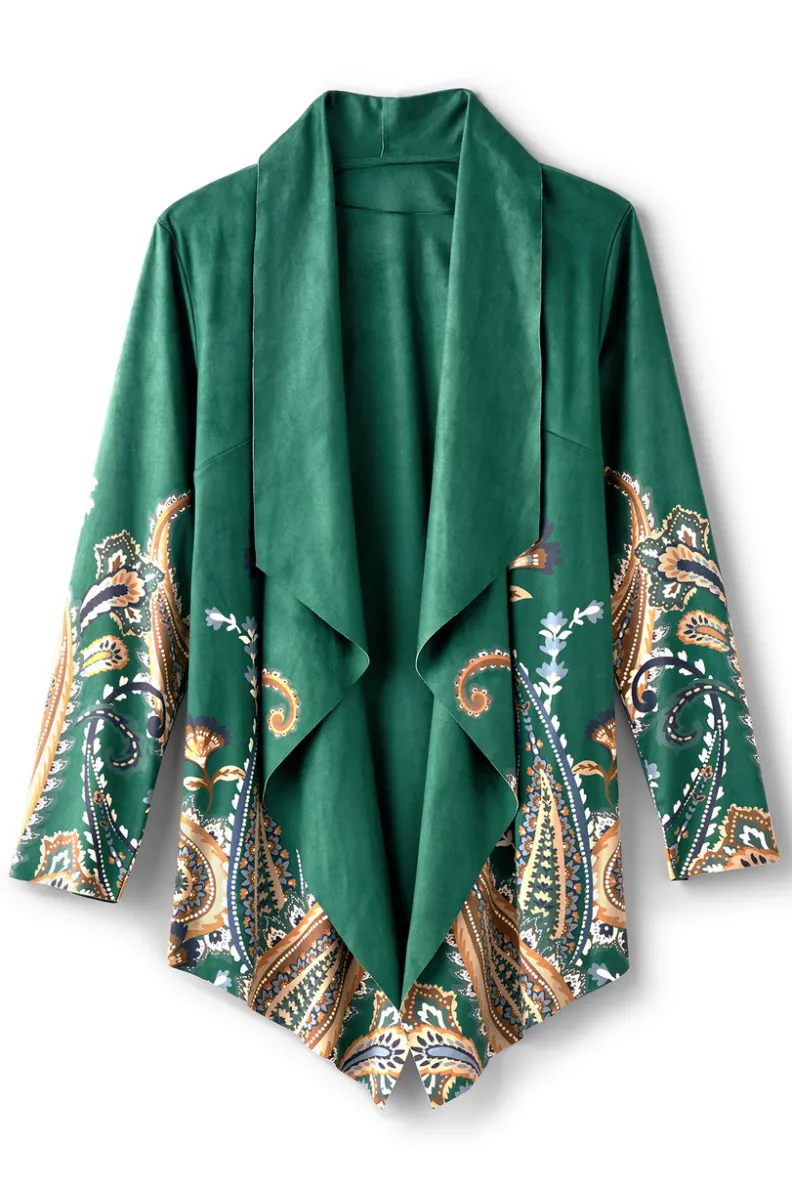 Soft Surroundings Chouteau Faux Suede Jacket| Toppers|Jackets & Coats