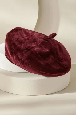 Soft Surroundings Colette Velvet Beret| Hats