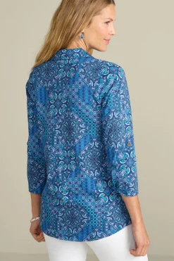 Soft Surroundings Danielle 3/4 Sleeve Tunic| Tops|Tunics & Leggings