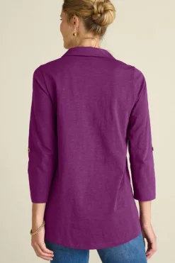 Soft Surroundings Danielle 3/4 Sleeve Tunic| Tops|Tunics & Leggings