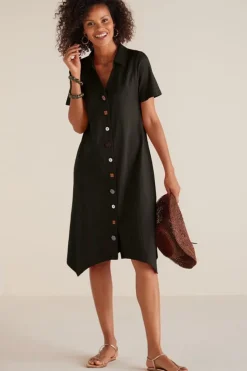 Soft Surroundings Danielle Button Dress| Dresses