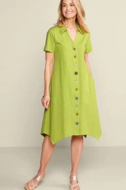 Soft Surroundings Danielle Button Dress| Dresses