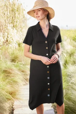 Soft Surroundings Danielle Button Dress| Dresses