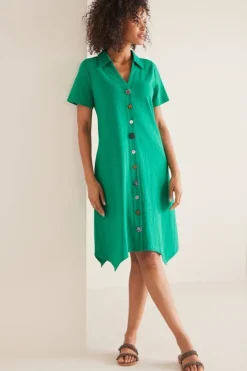Soft Surroundings Danielle Button Dress| Dresses