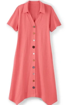 Soft Surroundings Danielle Button Dress| Dresses