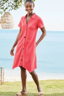 Soft Surroundings Danielle Button Dress| Dresses