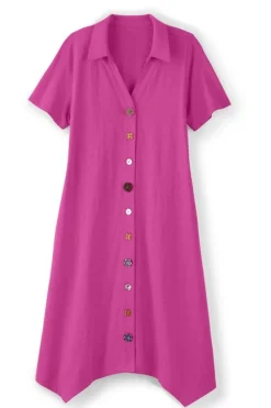 Soft Surroundings Danielle Button Dress| Dresses