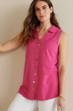 Soft Surroundings Danielle Sleeveless Tunic| Tops|Tunics & Leggings