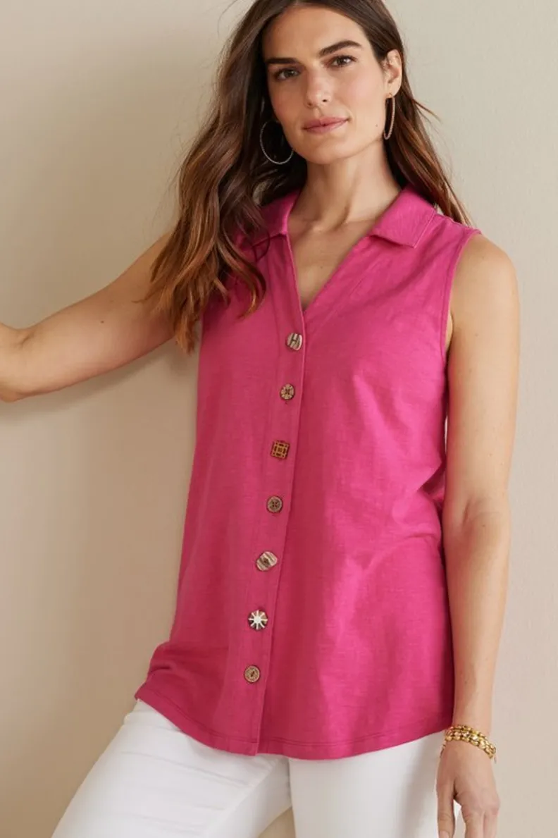 Soft Surroundings Danielle Sleeveless Tunic| Tops|Tunics & Leggings