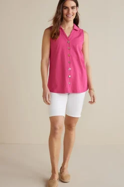 Soft Surroundings Danielle Sleeveless Tunic| Tops|Tunics & Leggings