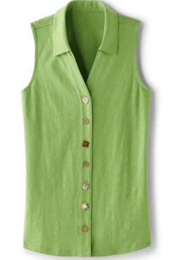 Soft Surroundings Danielle Sleeveless Tunic| Tops|Tunics & Leggings