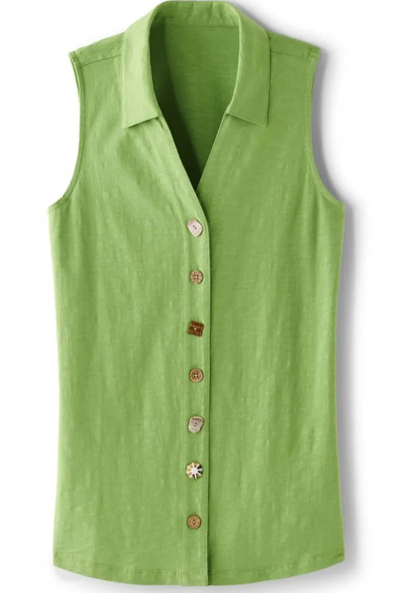 Soft Surroundings Danielle Sleeveless Tunic| Tops|Tunics & Leggings