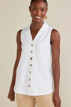 Soft Surroundings Danielle Sleeveless Tunic| Tops|Tunics & Leggings
