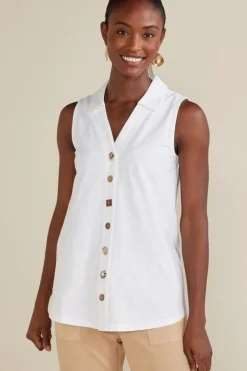 Soft Surroundings Danielle Sleeveless Tunic| Tops|Tunics & Leggings