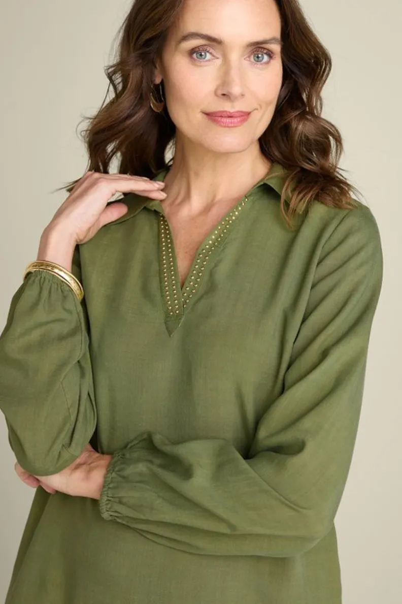 Soft Surroundings Delaine Tencel™ Tunic| Tops
