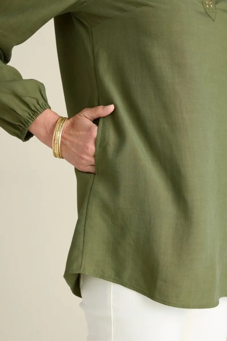 Soft Surroundings Delaine Tencel™ Tunic| Tops