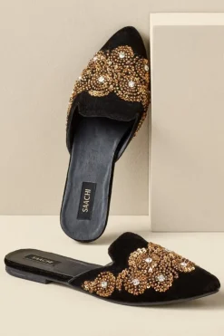 Soft Surroundings Delilah Embellished Slide| Shoes