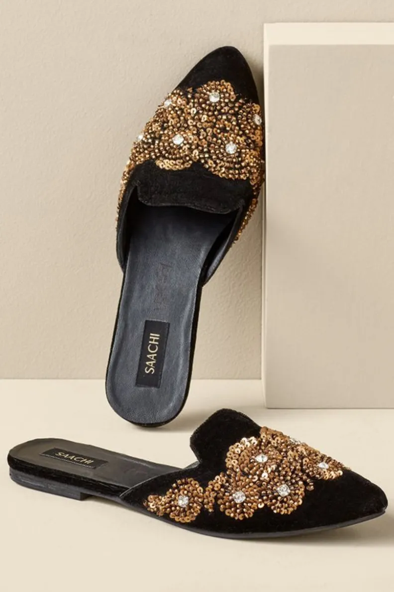 Soft Surroundings Delilah Embellished Slide| Shoes