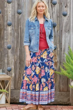 Soft Surroundings Diana Shapely Denim Jacket| Toppers|Jackets & Coats