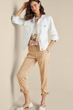 Soft Surroundings Diana Shapely Denim Jacket| Toppers|Jackets & Coats