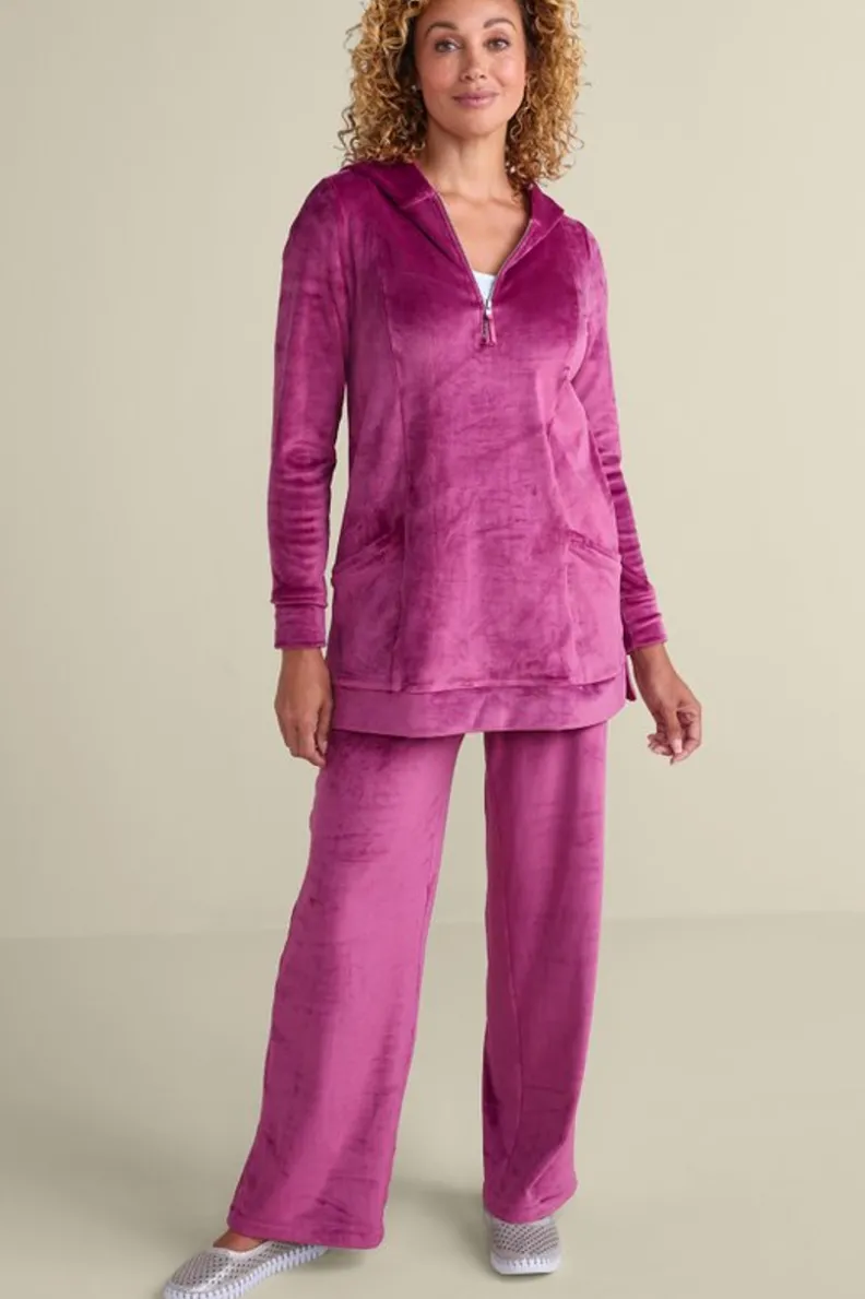Soft Surroundings Dixie Velour Wide Leg Pants| Pants