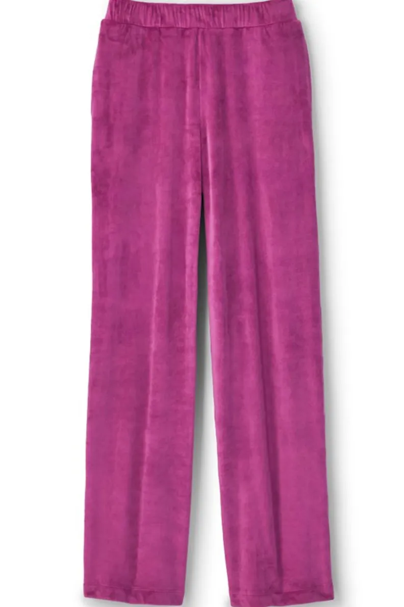 Soft Surroundings Dixie Velour Wide Leg Pants| Pants