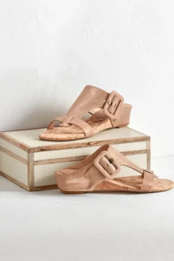 Soft Surroundings Donald Pliner Ofelia Wedge Slide| Shoes