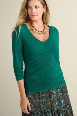 Soft Surroundings Edeliz Long Sleeve Tee| Tops