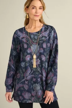 Soft Surroundings Edith French Terry Tunic| Tops