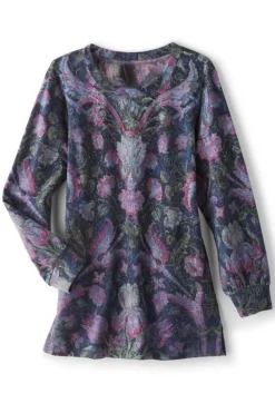 Soft Surroundings Edith French Terry Tunic| Tops