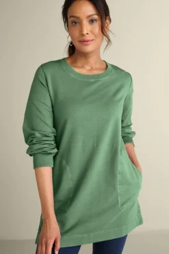 Soft Surroundings Edith French Terry Tunic| Tops