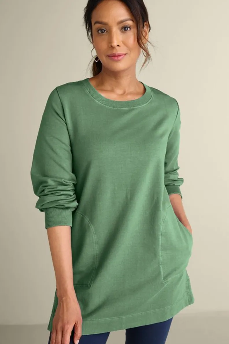 Soft Surroundings Edith French Terry Tunic| Tops