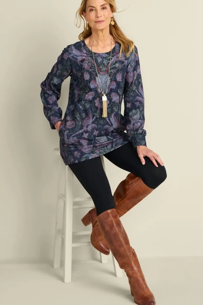 Soft Surroundings Edith French Terry Tunic| Tops