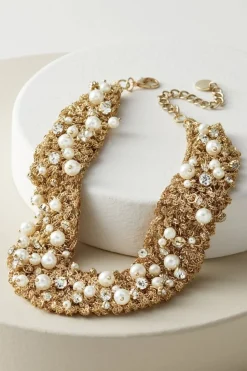 Soft Surroundings Elanore Crochet Pearl Necklace| Jewelry|Necklaces
