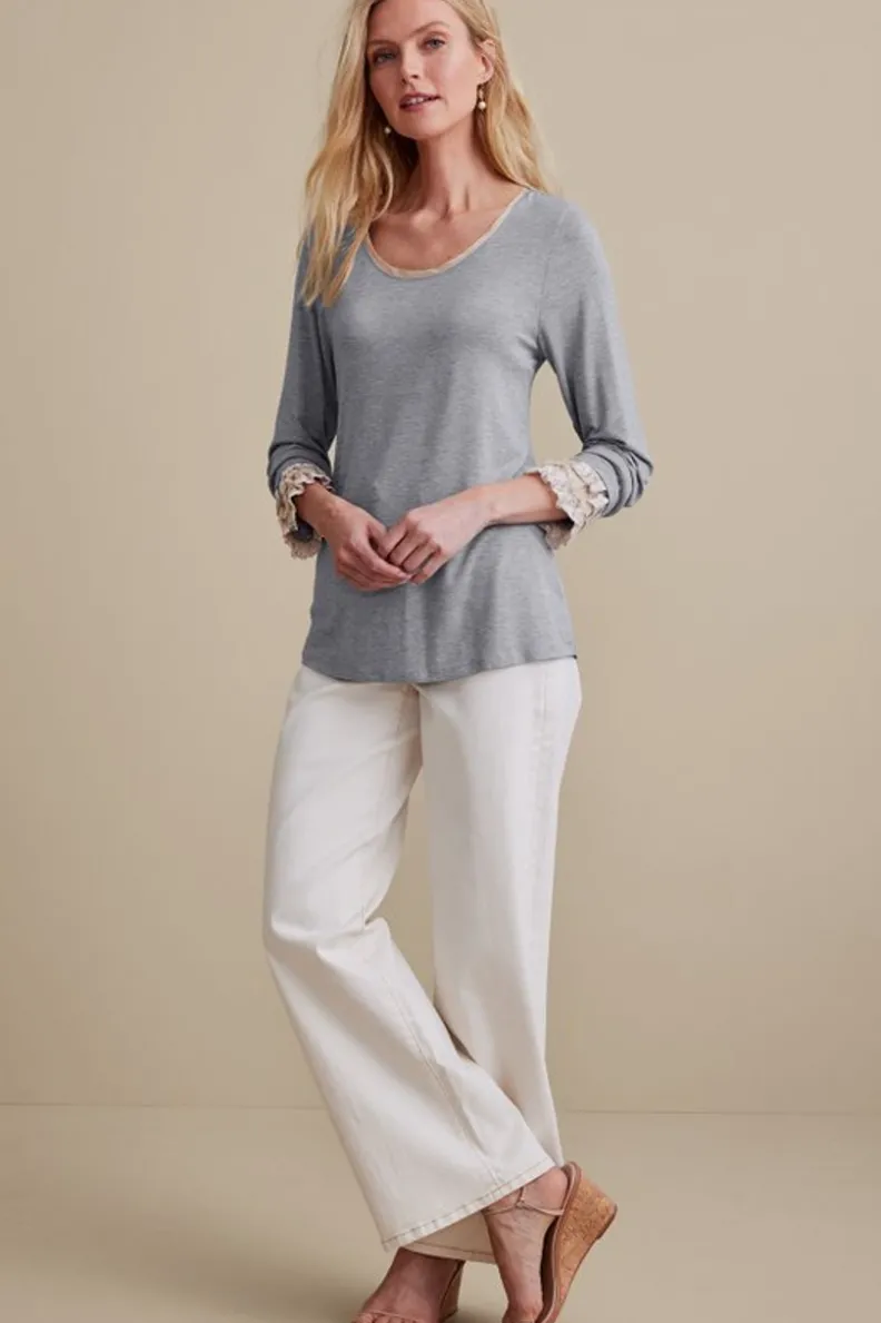 Soft Surroundings Ella Lace Top| Tops