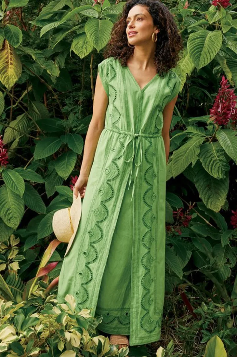 Soft Surroundings Ellison Linen Blend Maxi Dress| Dresses