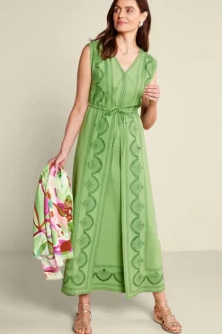 Soft Surroundings Ellison Linen Blend Maxi Dress| Dresses