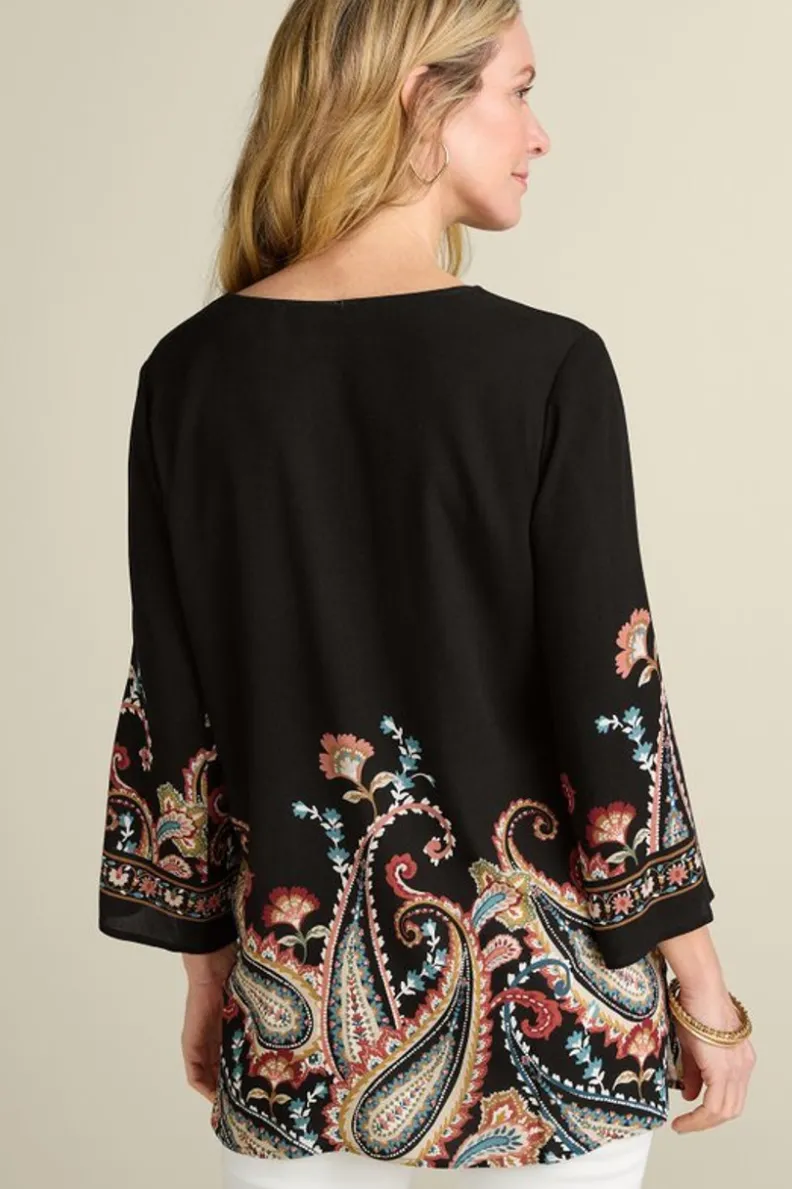 Soft Surroundings Elma 3/4 Sleeve Tunic| Tops|Tunics & Leggings