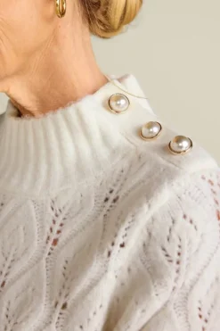 Soft Surroundings Ensley Button Sweater Tunic| Tops|Sweaters & Cardigans