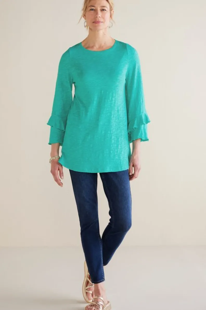 Soft Surroundings Erin Linen Blend Tunic| Tops