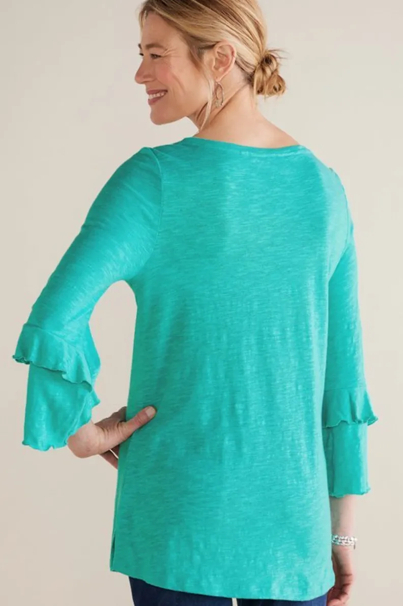 Soft Surroundings Erin Linen Blend Tunic| Tops