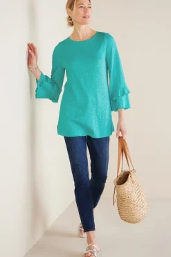 Soft Surroundings Erin Linen Blend Tunic| Tops