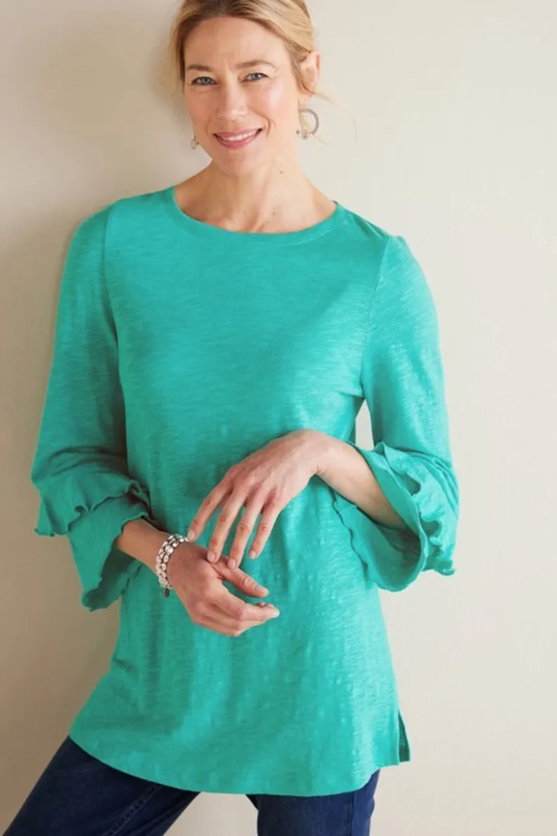 Soft Surroundings Erin Linen Blend Tunic| Tops
