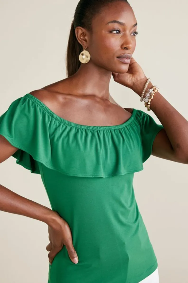 Soft Surroundings Essie Top| Tops