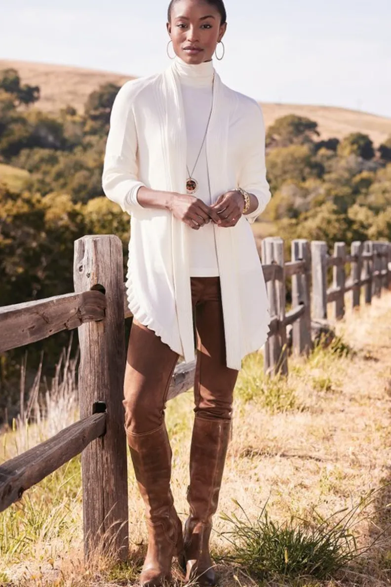 Soft Surroundings Faux Suede Pull-On Leggings| Pants|Leggings