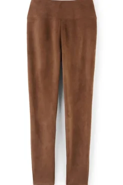 Soft Surroundings Faux Suede Pull-On Leggings| Pants|Leggings